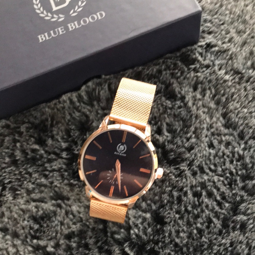 Men’s mesh watch -Rose Gold
